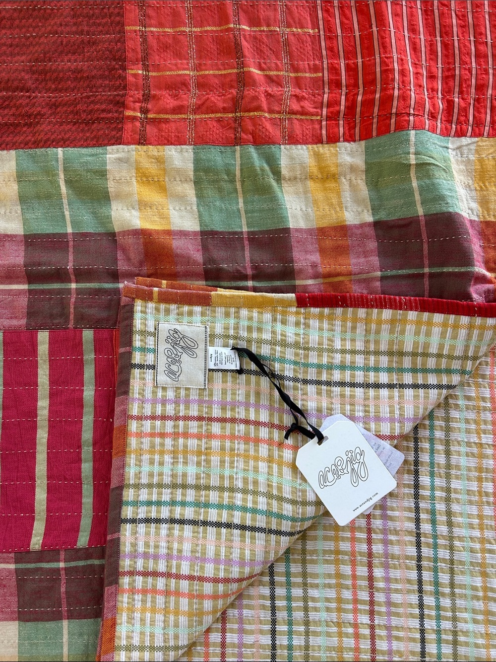 ACE & JIG NWT painter quilt in daiquiri one size - Picture 16 of 16